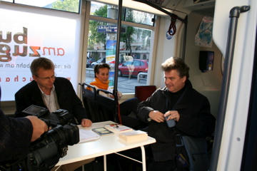Welttag des Buches Radiostraßenbahn